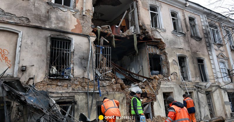 Zniszczenia w Odessie, 19 marca 2026 r.