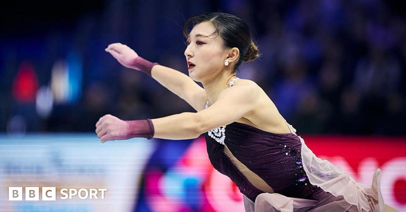 Japan's Kaori Sakamoto performs during the free skate programme at the World Championships in Prague