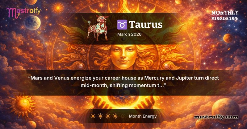Monthly Horoscope - Mastroify