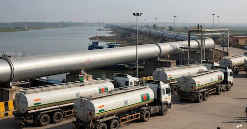 5,000 Ton Diesel: भारत ने बांग्लादेश को भेजा 5000 टन डीजल - CNBC Awaaz