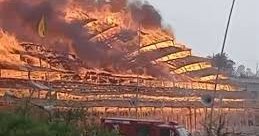 अयोध्या – नौ दिवसीय और 1251 कुंडीय महायज्ञ समापन के बाद पंडाल में भीषण आग, कोई जनहानि नहीं, जांच शुरू