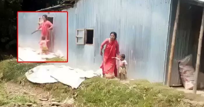 వందల మంది అల్లరి మూకపై ఒంటరి మహిళ పోరాటం.. శివంగిలా తిరగబడిన వైనం!