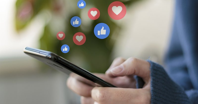 Woman using smartphone. Concept of social media and live streaming