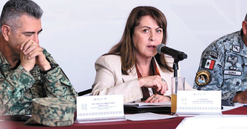 Participa Margarita González Saravia en reunión nacional de seguridad