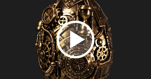 "Steampunk Egg, #EasterEgg2026#" - Download free 3D models generated with Meshy AI by @Goblins_Allegedly