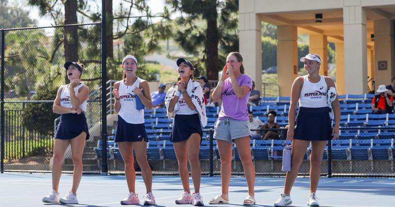 Tennis Team Celebration