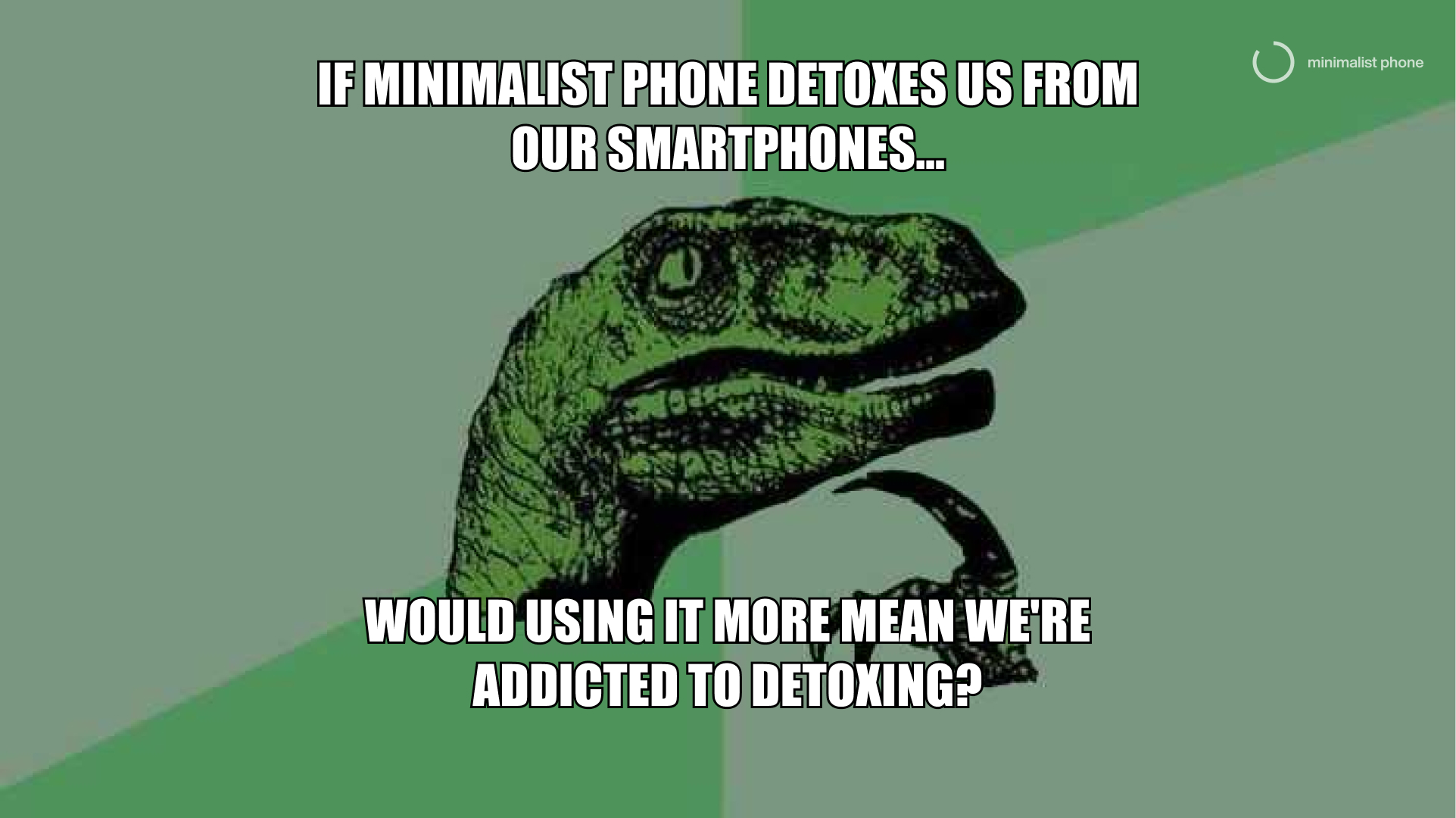 This is a tough nut to crack. 🤔
#androidap #FoodForThought #Memes #minimalism #minimalist #minimalistphone