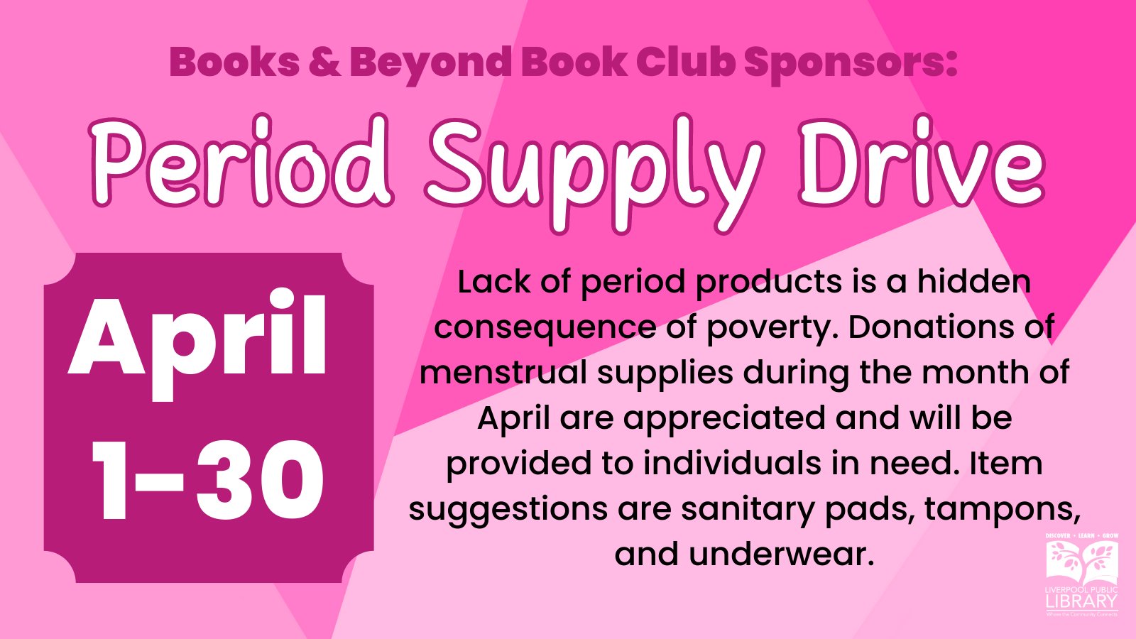 Donation annoucement