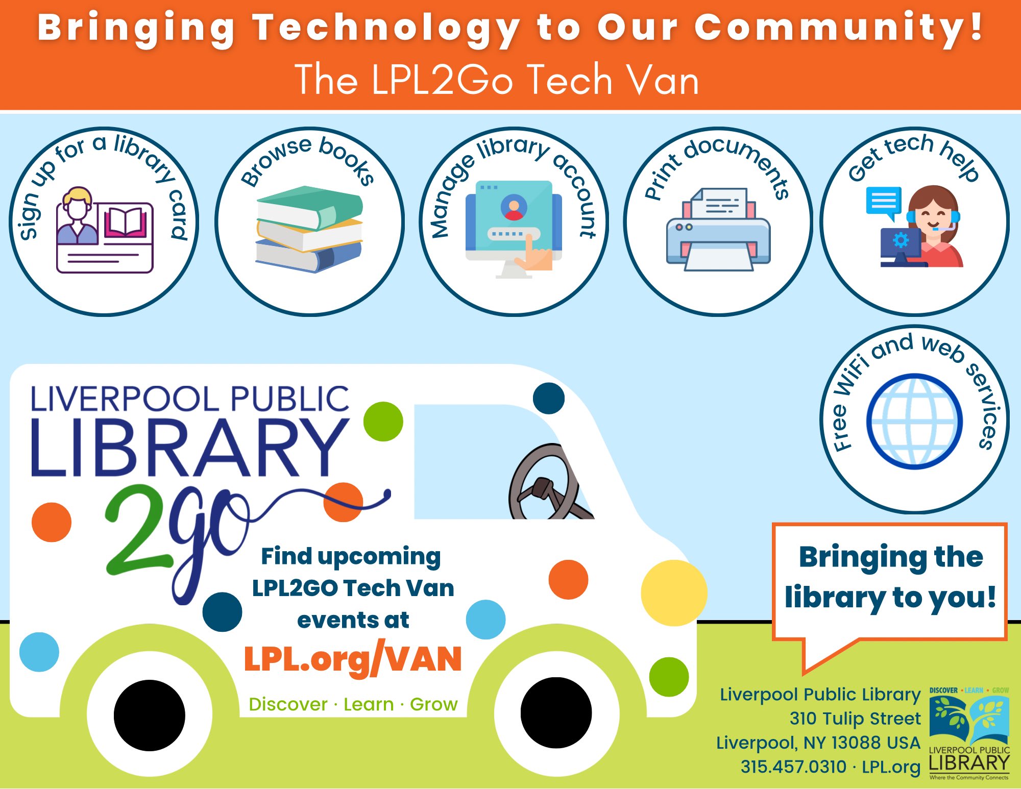 Library outreach flyer