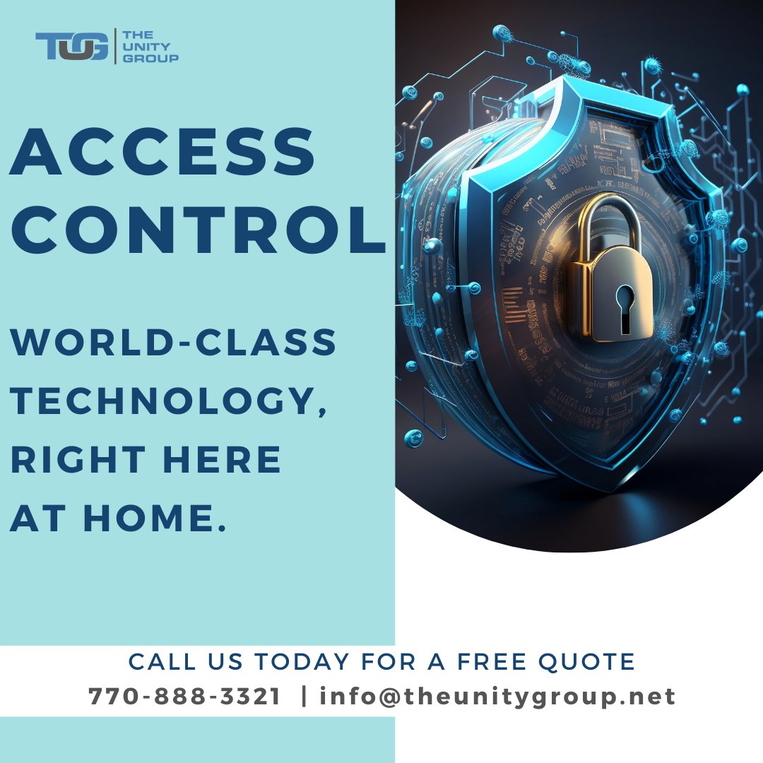 ACCESS Control CALL TODAY AND SEE WHY WE ARE ATLANTA'S TOP CHOICE.
WORLD-CLASS TECHNOLOGY, RIGHT HERE AT HOME.
Call Us or Send US an Email For More Information.
770-888-3321 | Info@theunitygroup.net
#accesscontrol #theunitygroup #technologyandsafety #lowvoltageexperts #AtlantaLowVoltageTech #cctv #security #hikvision #cctvcamera #cctvmurah #homesecurity #surveillance #securitysystem #dahua #camera #accesscontrol #securitycamera #securitycameras #ipcamera #cctvindonesia #alarm #pasangcctv #technology #smarthome #cctvinstallation #cat #dvr #cctvonline #hikvisioncctv #wifi #seguridad #safety #paketcctv #cctvrumah #cctvjakarta