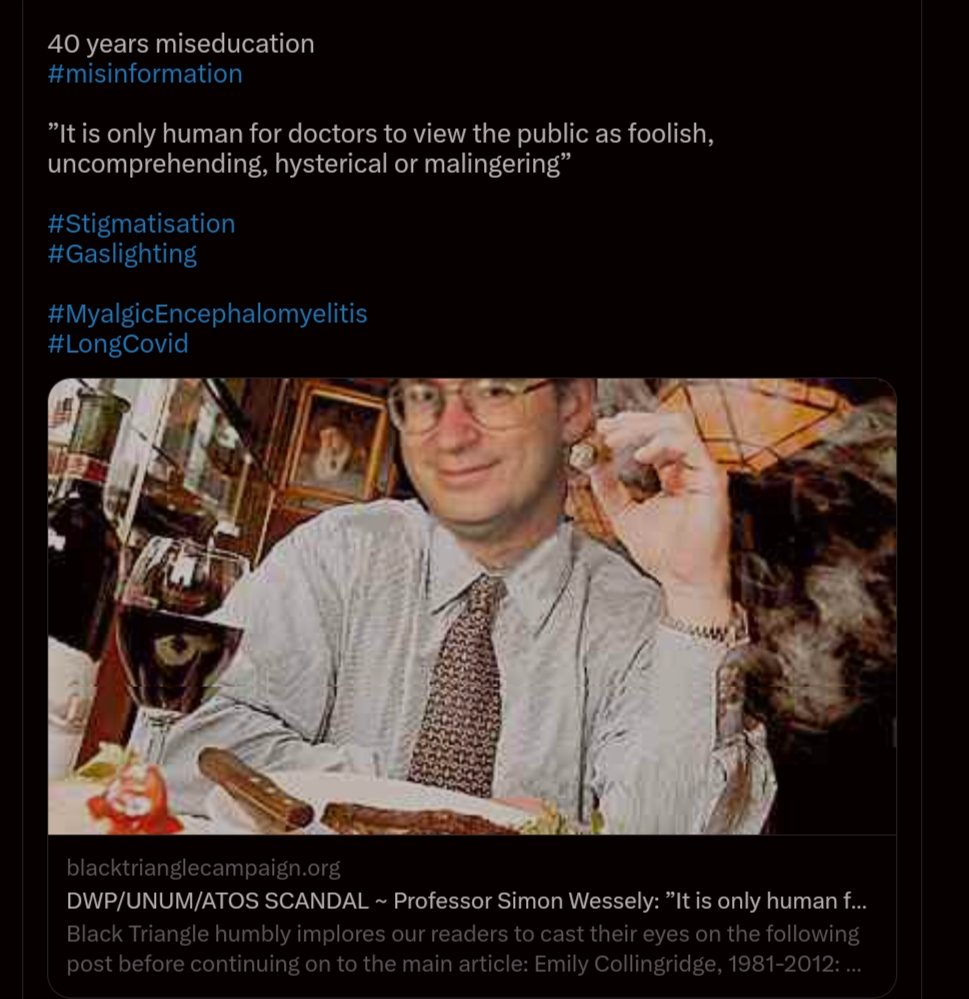 https://blacktrianglecampaign.org/2012/09/09/dwpunumatos-scandal-professor-simon-wessely-it-is-only-human-for-doctors-to-view-the-public-as-foolish-uncomprehending-hysterical-or-malingering/