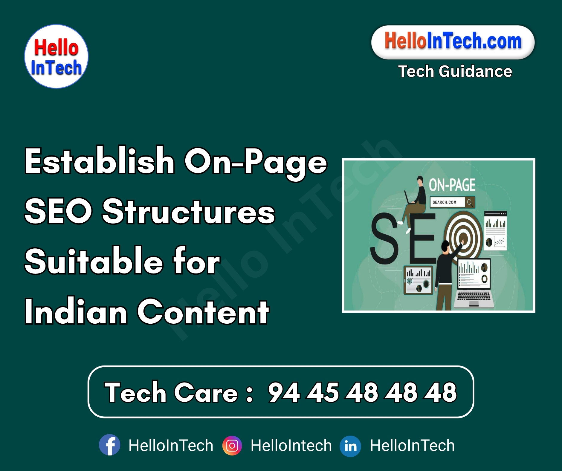 #onpageseo #indiancontentseo #seoindia #localizedseo #hindiseo #regionalkeywords #mobilefirstseo #bilingualcontent #hreflangtags #indianlocalseo #structureddataindia #contentforindia #searchintent #indiansearchbehavior #indianmarketSEO #metatagsindia #desiSEO #headeroptimization #AMPpages #voicefriendlySEO #multilingualstrategy #internallinking #alttextoptimization #urbanseo #technicalseoindia
𝐏𝐥𝐞𝐚𝐬𝐞 𝐅𝐨𝐥𝐥𝐨𝐰 & 𝐒𝐡𝐚𝐫𝐞 -𝗛𝗜𝗧 𝐓𝐨𝐮𝐫 𝐨𝐧 𝐒𝐨𝐜𝐢𝐚𝐥 𝐌𝐞𝐝𝐢𝐚 𝐏𝐚𝐠𝐞𝐬:
📞 𝗖𝗮𝗹𝗹 𝘂𝘀 𝘁𝗼𝗱𝗮𝘆: 94 45 48 48 48
🌐 𝗪𝗲𝗯𝘀𝗶𝘁𝗲: https://hellointech.com/i-news/
📧𝗘𝗺𝗮𝗶𝗹 𝗜𝗗: hellointech.com@gmail.com
👉 𝗙𝗮𝗰𝗲𝗯𝗼𝗼𝗸: https://www.facebook.com/HelloInTech/
👉 𝗜𝗻𝘀𝘁𝗮𝗴𝗿𝗮𝗺: www.instagram.com/Hello_intech
👉 𝗟𝗶𝗻𝗸𝗲𝗱𝗜𝗻: https://www.linkedin.com/in/hello-intech-19ba10220/
👉 𝗧𝘄𝗶𝘁𝘁𝗲𝗿/𝗫: https://x.com/HelloIntec13514
👉 𝗧𝗲𝗹𝗲𝗴𝗿𝗮𝗺: https://t.me/HelloInTech
👉 𝗪𝗵𝗮𝘁𝘀𝗔𝗽𝗽: https://wa.me/9445484848
