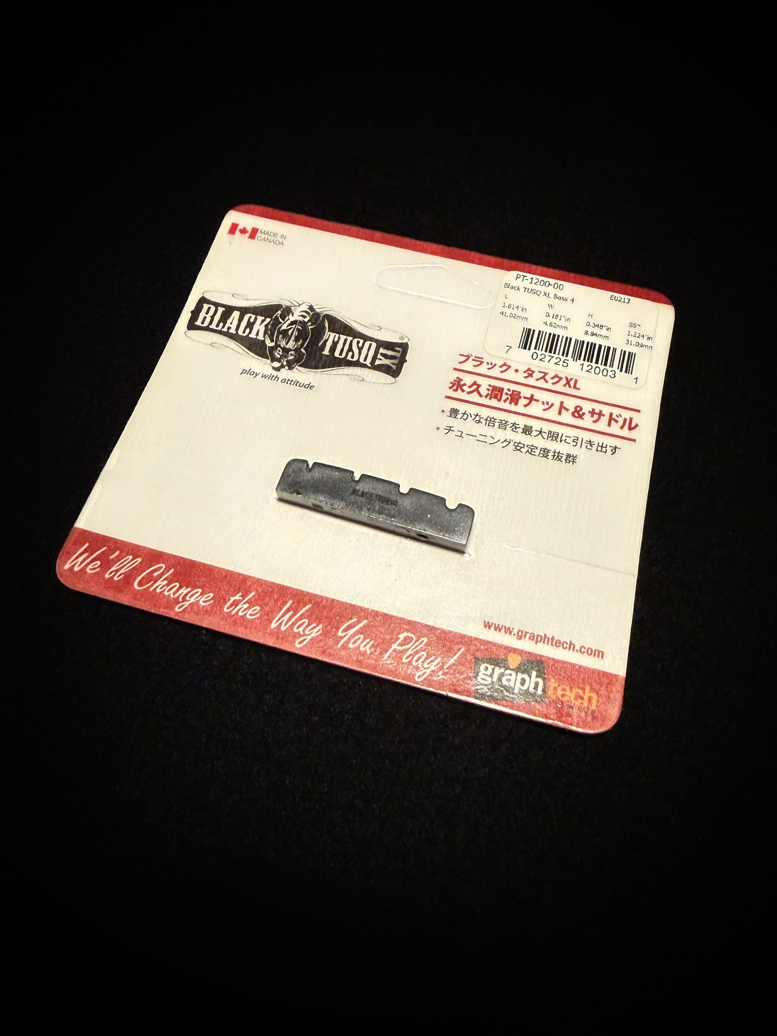 graphtech
Black TUSQ XL