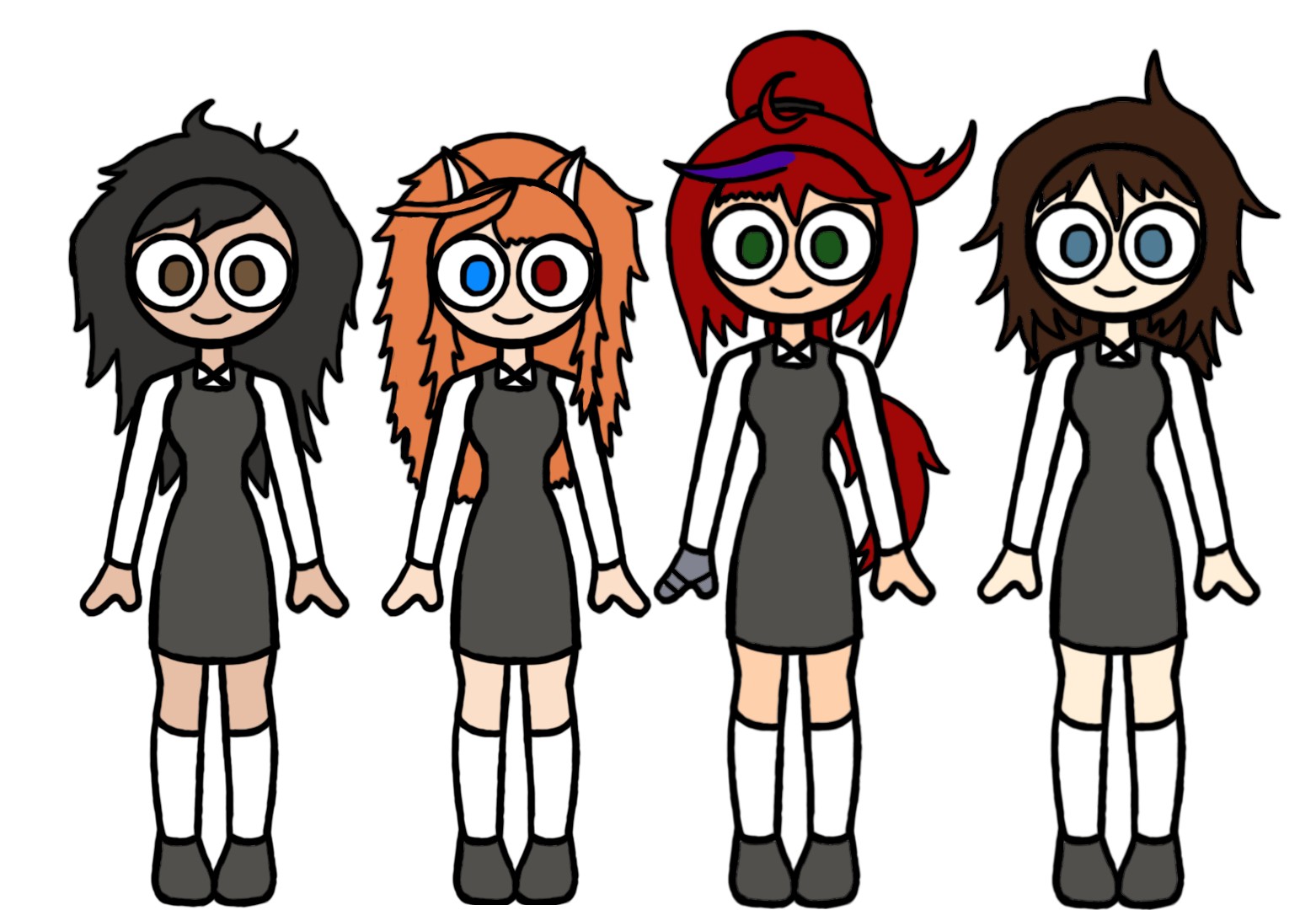 FemLevi, iris, Amber Solli y FemParker 