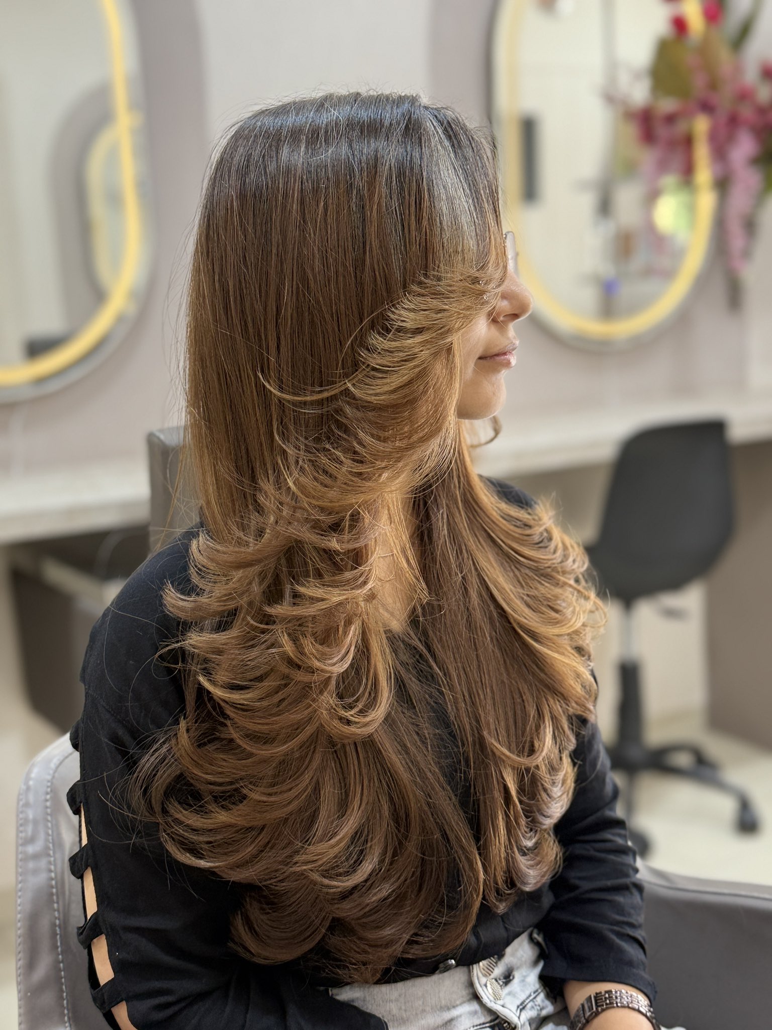 Best long layers haircut