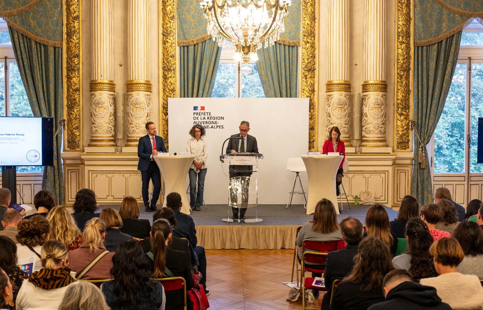 Prise de parole du Préfet Secrétaire Général, Fabrice Rosay.