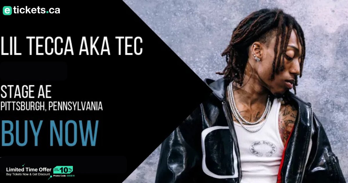 Get ready to turn up with Lil Tecca AKA TEC — the chart-topping hitmaker bringing his unstoppable flow and infectious energy to the stage 🎶💥 From viral anthems to fan-favorite hits, this show is pure vibe from start to finish ⚡
It’s more than a concert — it’s a full-blown experience. 🎟️ Grab your tickets now and catch Lil Tecca AKA TEC live — because this energy can’t be streamed! 🚀🔥
#LilTecca #TEC #LiveMusic #HipHopVibes #TrapBeats #ConcertVibes #RapperLife #GetYourTickets #TurnUp #EpicNight 🎤💫🔥