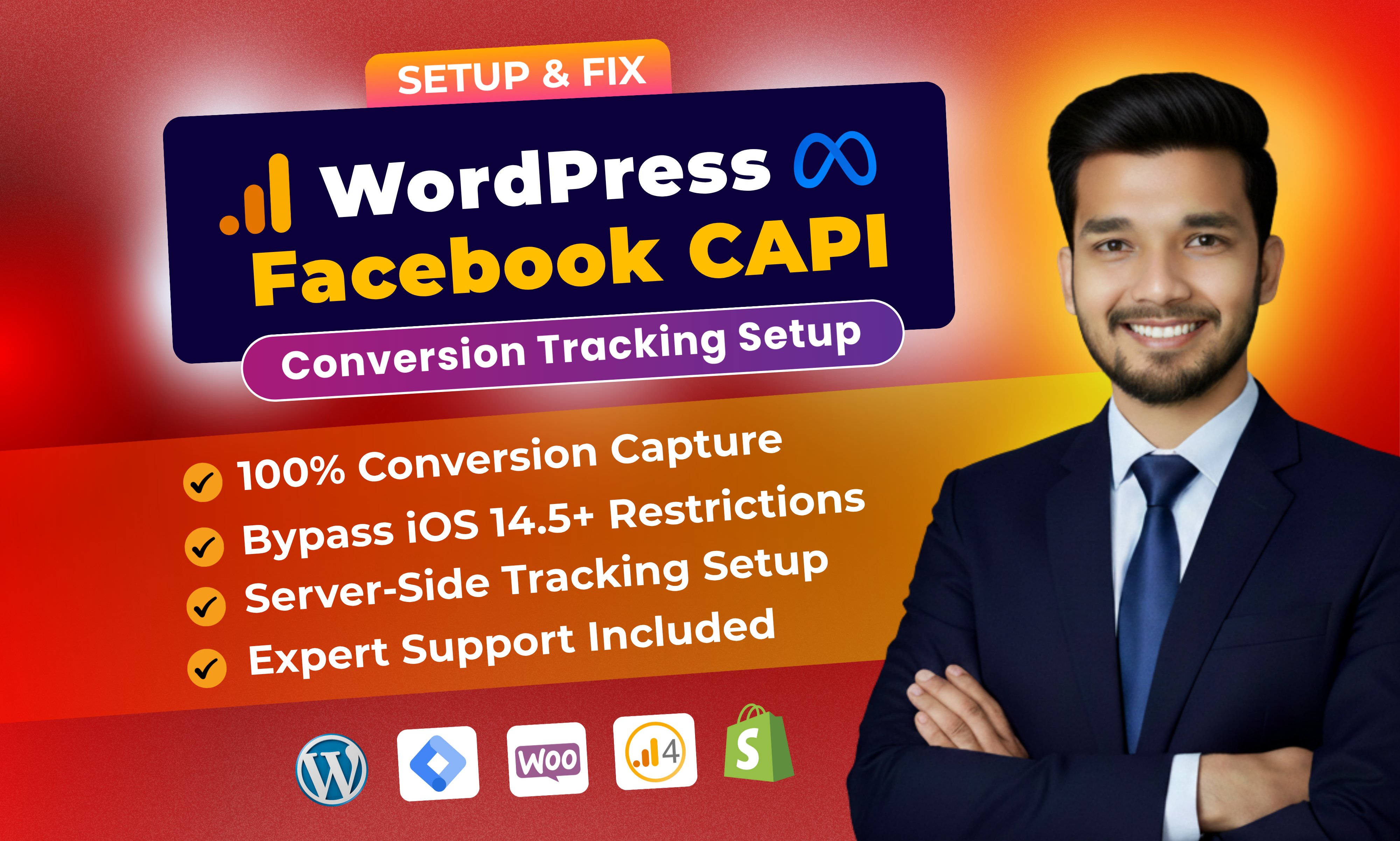 iOS 14+ killed pixel tracking.

Your browser is dropping 30-40% of conversions into a void.

Your dashboard shows sales. Your ad account shows half that.

Server-side tracking fixes this.
https://www.fiverr.com/s/ZmKWWzk

#iOS14 #FacebookAds #PixelTracking #AdTech #MarketingAnalytics