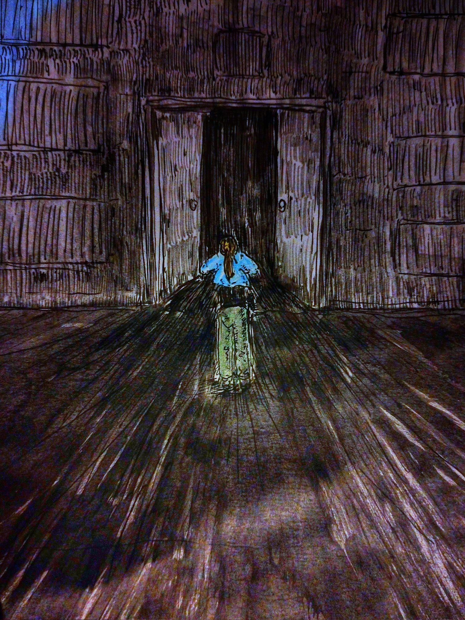 関田育子『undertake』のスケッチ