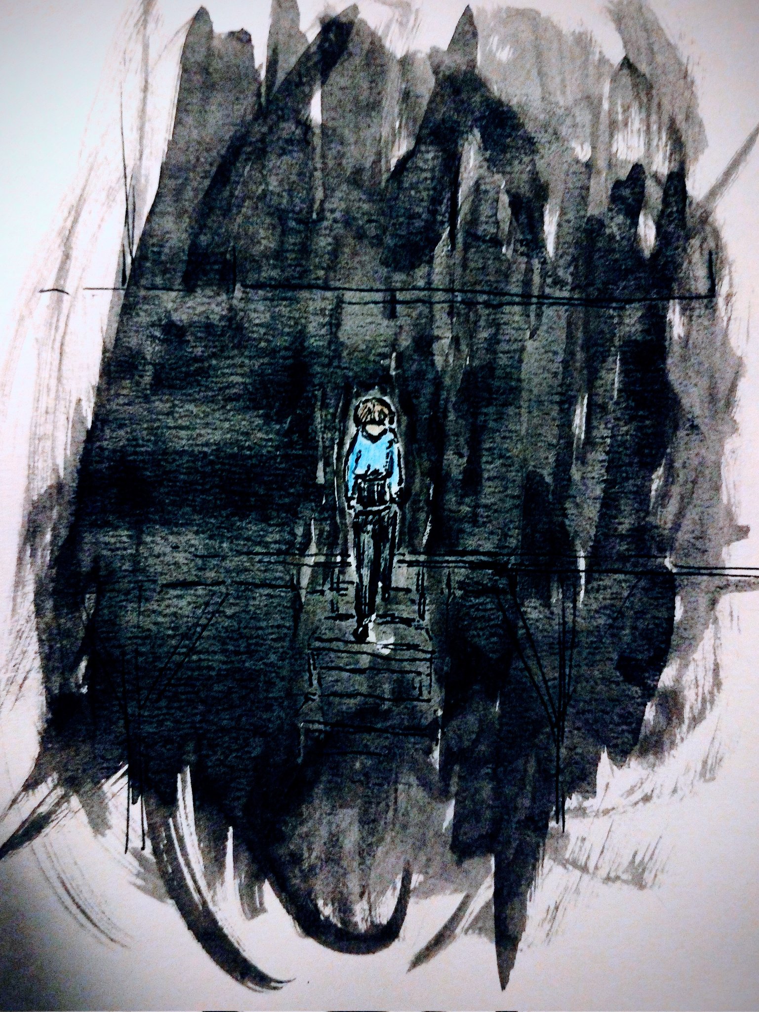 関田育子『undertake』のスケッチ