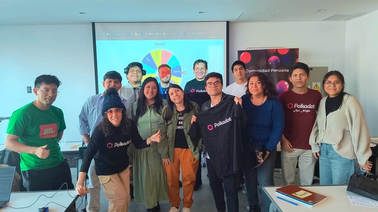 📸✨ #Team & #Hackers #Polkadot #HackathonSub0SymbiosisLimaPeru 🇵🇪 ✨
🗓 November 8th , #2k25  📍  Lima, Peru at NTT Data LATAM 🇵🇪

🚀 Project 1 - #GitArch :
B. Roberto Ccarita @arrozdev
Miguel De La Cruz @midelacc
  
🚀 Project 2 - #Blockchain x #Recaudación a #Ayudas : 
Aldo Ponce De León @APoncedeLeonV
Esteban Luna @lunaesteban
Jennifer Gabriela Ramírez @gabrululu

✅ #Organizers : 
Deisy R. Cervantes Garces @CervantesGarces
Audi García @casi_audi 

✅ #Advisors : 
J.C Brian Herrera @JCBrian007
Lucero Cabel @llamacod 

✅ #Mentors : 
Percy Meneses @willdev08
Dana Amaya @Lyrainweb3
Dayana Salinas @DayanaSalinasA 

✅ #Collaborator : 
Robert