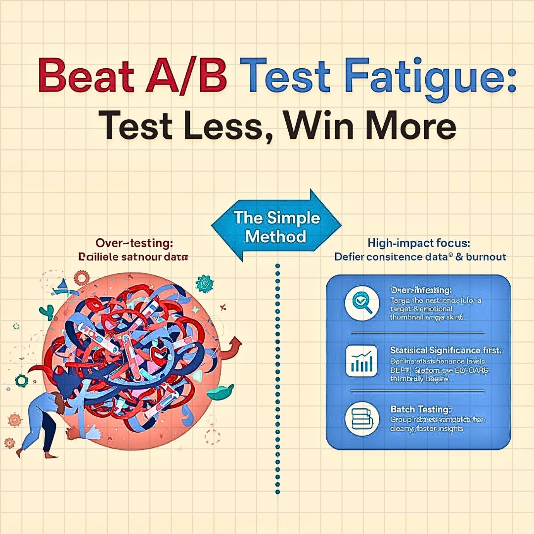 The Simple Method to Test Less, Win More: Beat A/B Test Fatigue
