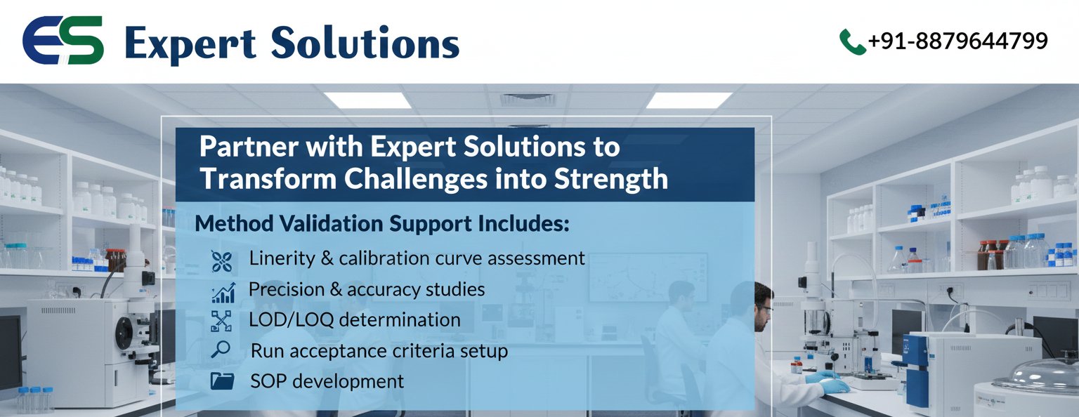 We help U.S. toxicology labs develop, test, and validate robust LC-MS/MS methods that enhance accuracy, improve reproducibility, and meet compliance standards.
✨ 𝗠𝗲𝘁𝗵𝗼𝗱 𝗩𝗮𝗹𝗶𝗱𝗮𝘁𝗶𝗼𝗻 𝗦𝘂𝗽𝗽𝗼𝗿𝘁 𝗜𝗻𝗰𝗹𝘂𝗱𝗲𝘀:
🧬 Linearity & calibration curve assessment
📈 Precision & accuracy studies
🧪 LOD/LOQ determination
🔍 Matrix effect evaluation
📊 Run acceptance criteria setup
📁 SOP development
Build stronger, more reliable LC-MS/MS methods—faster and smarter.
Let’s empower your lab with validation you can trust.