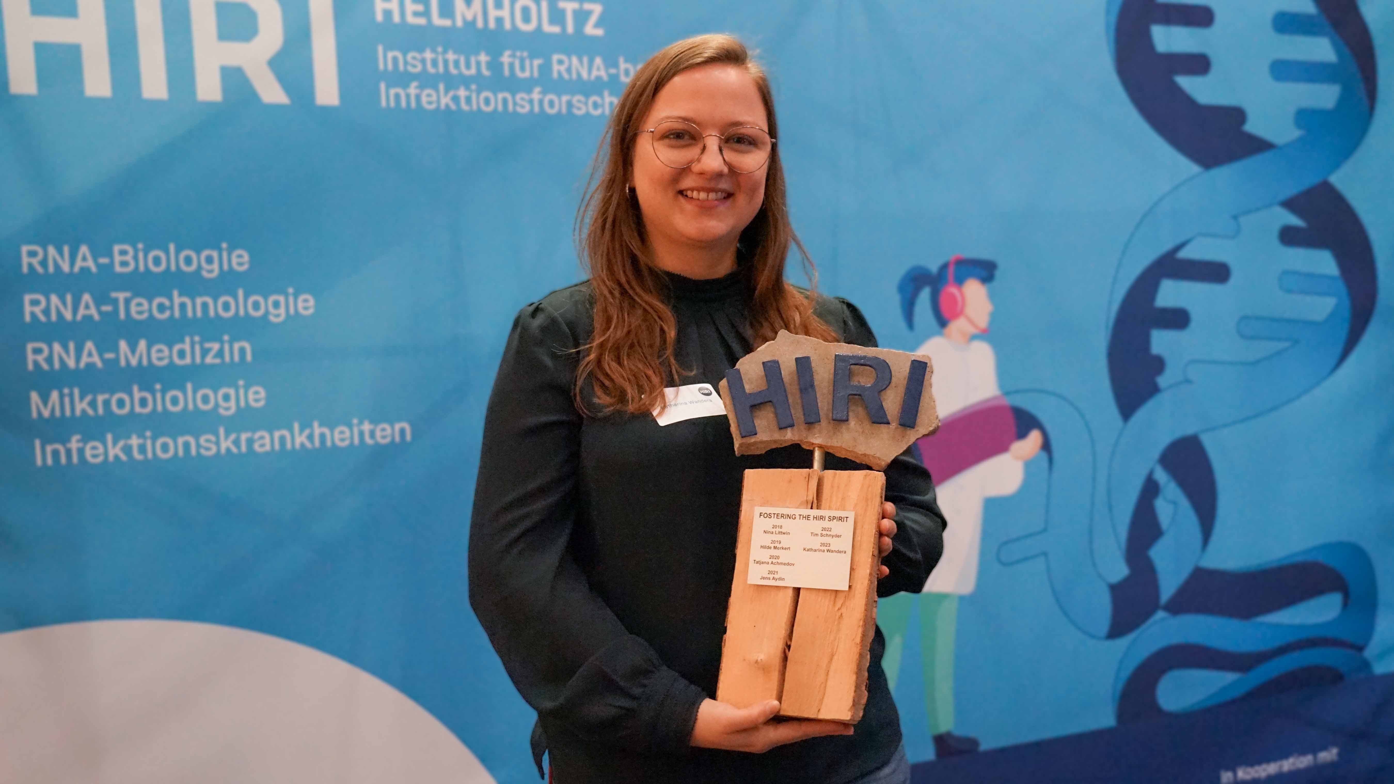 Picture of Katharina Wandera. Photo: Helmholtz Institute Würzburg / Luisa Macharowsky