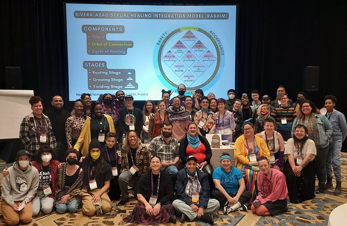 La délégation québécoise était composée de Christian Tanguay, Directeur général, Marie Gong Li Blouin, intervenante, Em Saulnier-Leclerc, chargé de projets communautaires au Centre communautaire LGBTQ+ de Montréal et Philippe Girouard, intervenant au JAG, organisme communautaire LGBTQ+ en Montérégie.