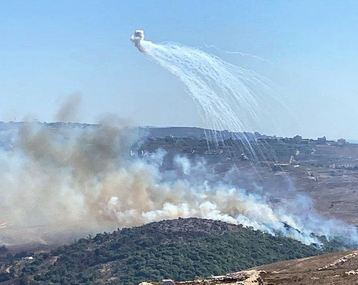 Israeli artillery also targeted the outskirts of Burj al-Muluk with a shell, while also targeting the heights of Jabal Sadana between Shebaa and Kfar Shuba, and the outskirts of Naqoura.