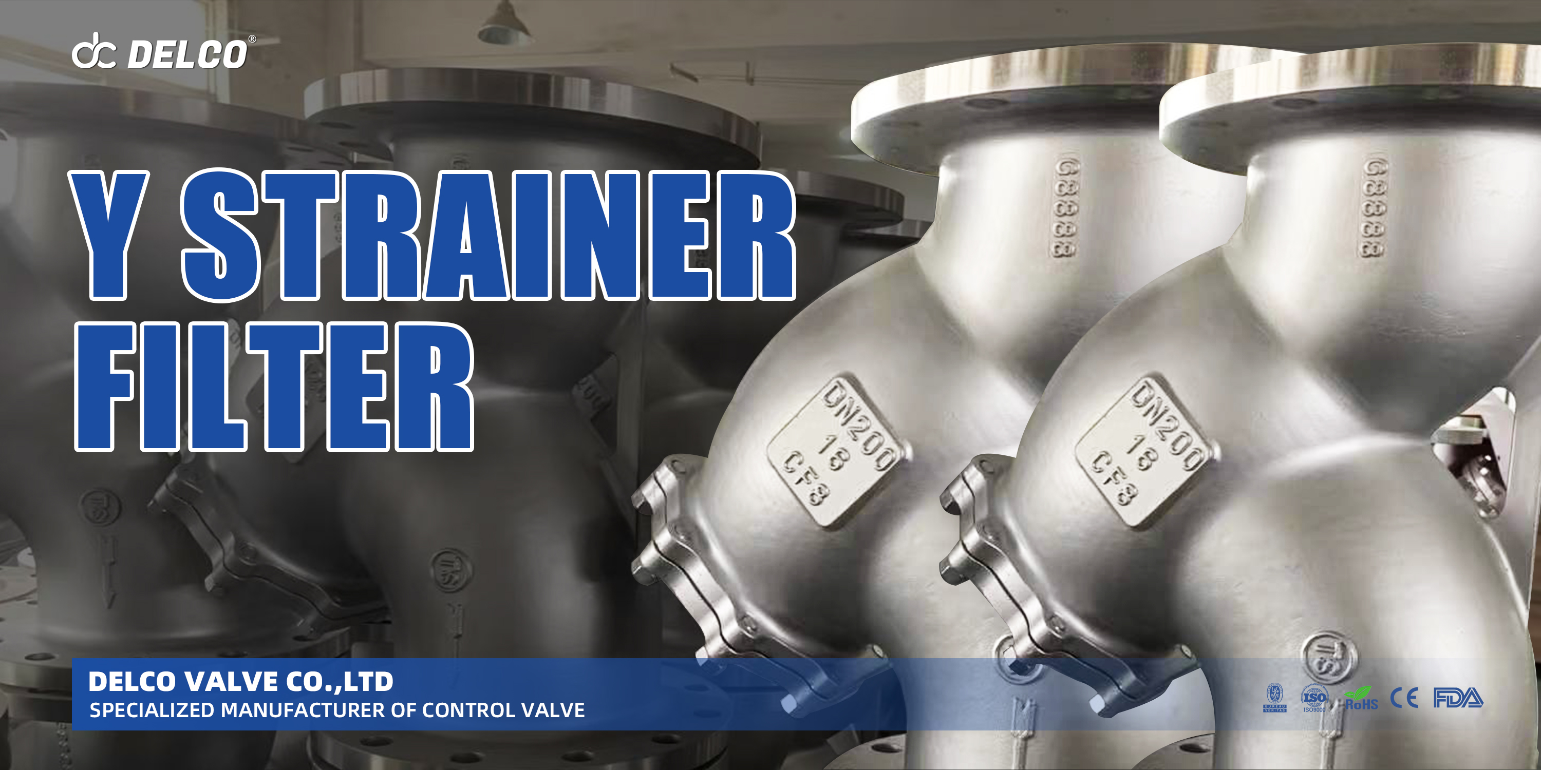 DELCO Y Strainer Filter