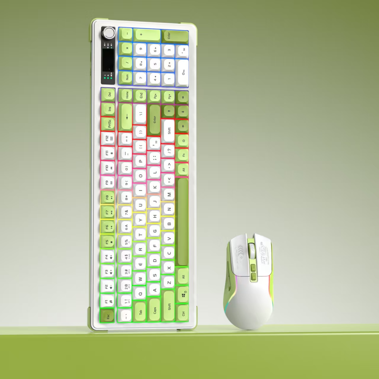 Colorful wireless triple-mode gaming keyboard and mouse set, new prodycts lanuched in 2026
