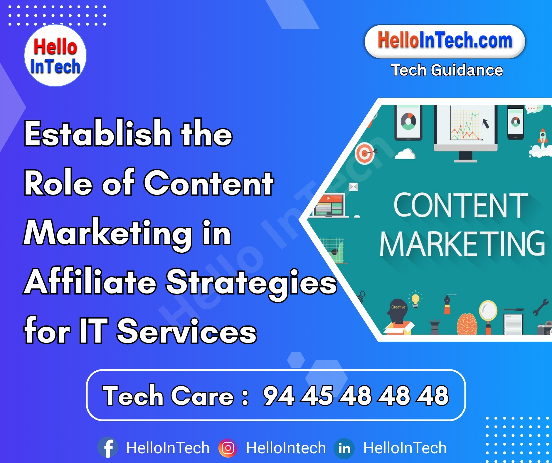 #contentmarketing #affiliatemarketing #ITservices #digitalmarketing #seoaffiliate #b2bcontent #techcontentstrategy #affiliatemodel #ITconsultingmarketing #managedservicespromotion #leadgeneration #marketingautomation #comparisonguides #casestudymarketing #tutorialcontent #affiliateSEO #digitaltrust #educationalcontent #affiliatenetworks #engagementstrategy
𝐏𝐥𝐞𝐚𝐬𝐞 𝐅𝐨𝐥𝐥𝐨𝐰 & 𝐒𝐡𝐚𝐫𝐞 -𝗛𝗜𝗧 𝐓𝐨𝐮𝐫 𝐨𝐧 𝐒𝐨𝐜𝐢𝐚𝐥 𝐌𝐞𝐝𝐢𝐚 𝐏𝐚𝐠𝐞𝐬:
📞 𝗖𝗮𝗹𝗹 𝘂𝘀 𝘁𝗼𝗱𝗮𝘆: 94 45 48 48 48
🌐 𝗪𝗲𝗯𝘀𝗶𝘁𝗲: https://hellointech.com/i-news/
📧𝗘𝗺𝗮𝗶𝗹 𝗜𝗗: hellointech.com@gmail.com
👉 𝗙𝗮𝗰𝗲𝗯𝗼𝗼𝗸: https://www.facebook.com/HelloInTech/
👉 𝗜𝗻𝘀𝘁𝗮𝗴𝗿𝗮𝗺: www.instagram.com/Hello_intech
👉 𝗟𝗶𝗻𝗸𝗲𝗱𝗜𝗻: https://www.linkedin.com/in/hello-intech-19ba10220/
👉 𝗧𝘄𝗶𝘁𝘁𝗲𝗿/𝗫: https://x.com/HelloIntec13514
👉 𝗧𝗲𝗹𝗲𝗴𝗿𝗮𝗺: https://t.me/HelloInTech
👉 𝗪𝗵𝗮𝘁𝘀𝗔𝗽𝗽: https://wa.me/9445484848
👉 𝗪𝗖: https://whatsapp.com/channel/0029VbAfJCsEQIaoPeLZG62Z
