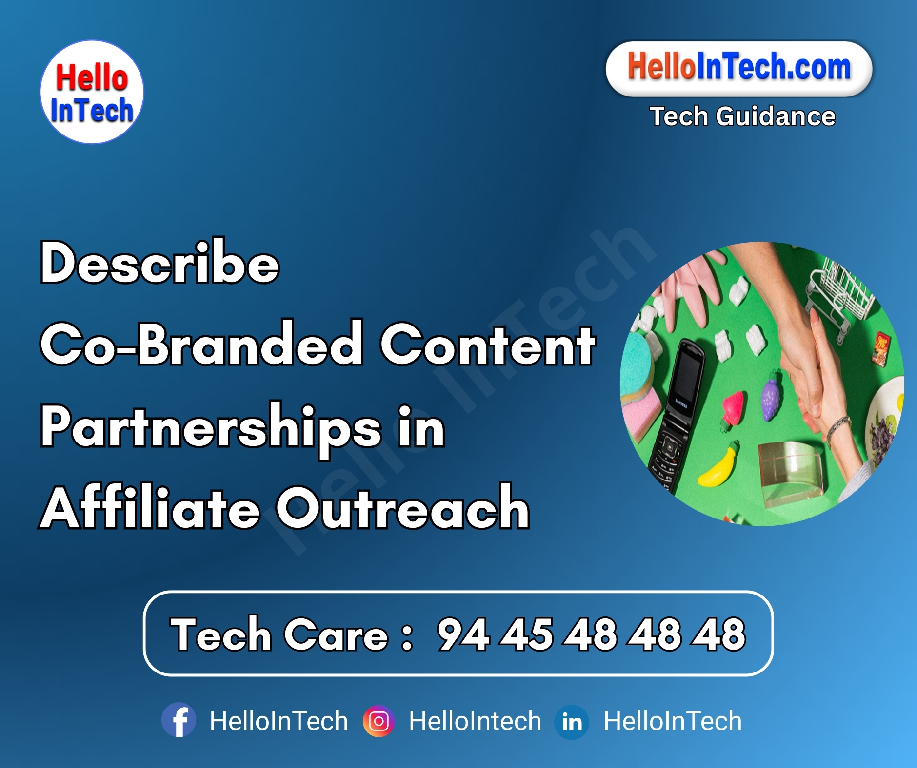 #cobrandedcontent #affiliatemarketing #affiliateoutreach #partnercontent #influencermarketing #digitalpartnerships #contentcollaboration #brandtrust #contentstrategy #leadgeneration #jointbranding #contentinfluencers #affiliatenetworks #ITmarketing #SaaSpromotion #digitalcooperation #brandvisibility #strategicaffiliates #partnermarketing
𝐏𝐥𝐞𝐚𝐬𝐞 𝐅𝐨𝐥𝐥𝐨𝐰 & 𝐒𝐡𝐚𝐫𝐞 -𝗛𝗜𝗧 𝐓𝐨𝐮𝐫 𝐨𝐧 𝐒𝐨𝐜𝐢𝐚𝐥 𝐌𝐞𝐝𝐢𝐚 𝐏𝐚𝐠𝐞𝐬:
📞 𝗖𝗮𝗹𝗹 𝘂𝘀 𝘁𝗼𝗱𝗮𝘆: 94 45 48 48 48
🌐 𝗪𝗲𝗯𝘀𝗶𝘁𝗲: https://hellointech.com/i-news/
📧𝗘𝗺𝗮𝗶𝗹 𝗜𝗗: hellointech.com@gmail.com
👉 𝗙𝗮𝗰𝗲𝗯𝗼𝗼𝗸: https://www.facebook.com/HelloInTech/
👉 𝗜𝗻𝘀𝘁𝗮𝗴𝗿𝗮𝗺: www.instagram.com/Hello_intech
👉 𝗟𝗶𝗻𝗸𝗲𝗱𝗜𝗻: https://www.linkedin.com/in/hello-intech-19ba10220/
👉 𝗧𝘄𝗶𝘁𝘁𝗲𝗿/𝗫: https://x.com/HelloIntec13514
👉 𝗧𝗲𝗹𝗲𝗴𝗿𝗮𝗺: https://t.me/HelloInTech
👉 𝗪𝗵𝗮𝘁𝘀𝗔𝗽𝗽: https://wa.me/9445484848
👉 𝗪𝗖: https://whatsapp.com/channel/0029VbAfJCsEQIaoPeLZG62Z