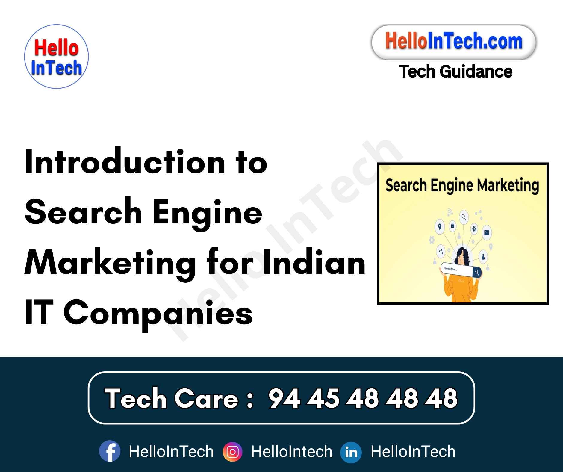 #searchenginemarketing #indianITcompanies #SEMstrategy #googleadsindia #B2Bleadgeneration #paidsearchmarketing #itservicespromotion #digitalgrowth #targetedads #conversiontracking #remarketingstrategy #adwordsindia #techmarketing #managedservicesSEO #customsoftwareads #cloudads #mobilelandingpages #keywordtargeting
𝐏𝐥𝐞𝐚𝐬𝐞 𝐅𝐨𝐥𝐥𝐨𝐰 & 𝐒𝐡𝐚𝐫𝐞 -𝗛𝗜𝗧 𝐓𝐨𝐮𝐫 𝐨𝐧 𝐒𝐨𝐜𝐢𝐚𝐥 𝐌𝐞𝐝𝐢𝐚 𝐏𝐚𝐠𝐞𝐬:
📞 𝗖𝗮𝗹𝗹 𝘂𝘀 𝘁𝗼𝗱𝗮𝘆: 94 45 48 48 48
🌐 𝗪𝗲𝗯𝘀𝗶𝘁𝗲: https://hellointech.com/i-news/
📧𝗘𝗺𝗮𝗶𝗹 𝗜𝗗: hellointech.com@gmail.com
👉 𝗙𝗮𝗰𝗲𝗯𝗼𝗼𝗸: https://www.facebook.com/HelloInTech/
👉 𝗜𝗻𝘀𝘁𝗮𝗴𝗿𝗮𝗺: www.instagram.com/Hello_intech
👉 𝗟𝗶𝗻𝗸𝗲𝗱𝗜𝗻: https://www.linkedin.com/in/hello-intech-19ba10220/
👉 𝗧𝘄𝗶𝘁𝘁𝗲𝗿/𝗫: https://x.com/HelloIntec13514
👉 𝗧𝗲𝗹𝗲𝗴𝗿𝗮𝗺: https://t.me/HelloInTech
👉 𝗪𝗵𝗮𝘁𝘀𝗔𝗽𝗽: https://wa.me/9445484848
👉 𝗪𝗖: https://whatsapp.com/channel/0029VbAfJCsEQIaoPeLZG62Z