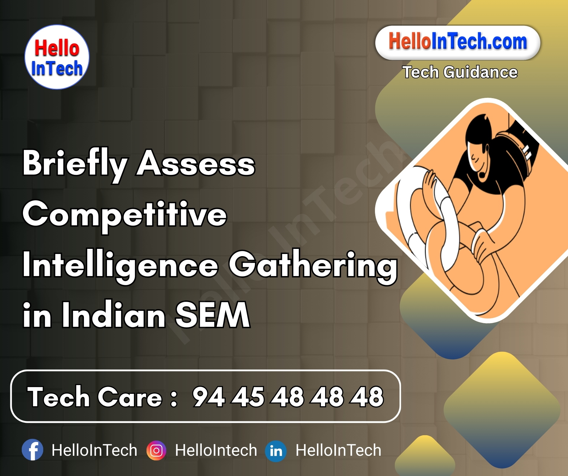#competitiveintelligence #indianSEM #searchmarketingindia #googleadsstrategy #SEMtools #marketresearch #keywordtracking #adcopyanalysis #landingpageUX #searchintelligence #SEMinsights #digitalcompetitors #localadstrategy #CTRimprovement #adpositioning #impressionshare #paidsearchbenchmarking #indianadspend #marketingdata #backlinkresearch
𝐏𝐥𝐞𝐚𝐬𝐞 𝐅𝐨𝐥𝐥𝐨𝐰 & 𝐒𝐡𝐚𝐫𝐞 -𝗛𝗜𝗧 𝐓𝐨𝐮𝐫 𝐨𝐧 𝐒𝐨𝐜𝐢𝐚𝐥 𝐌𝐞𝐝𝐢𝐚 𝐏𝐚𝐠𝐞𝐬:
📞 𝗖𝗮𝗹𝗹 𝘂𝘀 𝘁𝗼𝗱𝗮𝘆: 94 45 48 48 48
🌐 𝗪𝗲𝗯𝘀𝗶𝘁𝗲: https://hellointech.com/i-news/
📧𝗘𝗺𝗮𝗶𝗹 𝗜𝗗: hellointech.com@gmail.com
👉 𝗙𝗮𝗰𝗲𝗯𝗼𝗼𝗸: https://www.facebook.com/HelloInTech/
👉 𝗜𝗻𝘀𝘁𝗮𝗴𝗿𝗮𝗺: www.instagram.com/Hello_intech
👉 𝗟𝗶𝗻𝗸𝗲𝗱𝗜𝗻: https://www.linkedin.com/in/hello-intech-19ba10220/
👉 𝗧𝘄𝗶𝘁𝘁𝗲𝗿/𝗫: https://x.com/HelloIntec13514
👉 𝗧𝗲𝗹𝗲𝗴𝗿𝗮𝗺: https://t.me/HelloInTech
👉 𝗪𝗵𝗮𝘁𝘀𝗔𝗽𝗽: https://wa.me/9445484848
👉 𝗪𝗖: https://whatsapp.com/channel/0029VbAfJCsEQIaoPeLZG62Z