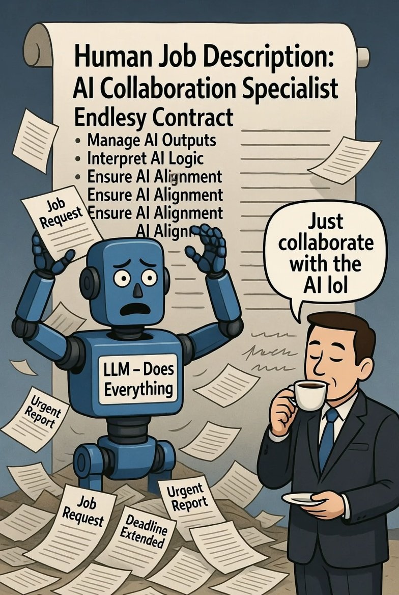 @white80journal
The image generated by @grok!
Not fixed job description of human !