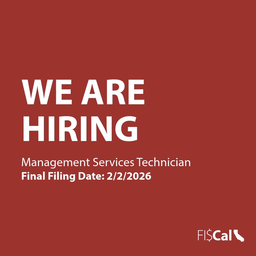 We are hiring a Management Services Technician with a final application deadline of February 2, 2026.