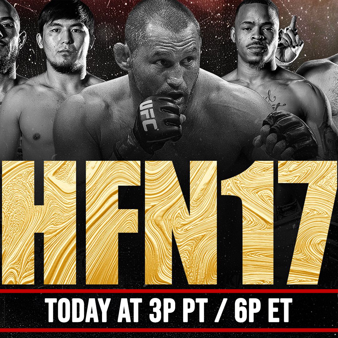 TODAY: Hendo's Fight Night 17 at 6PM ET/3PM PT!