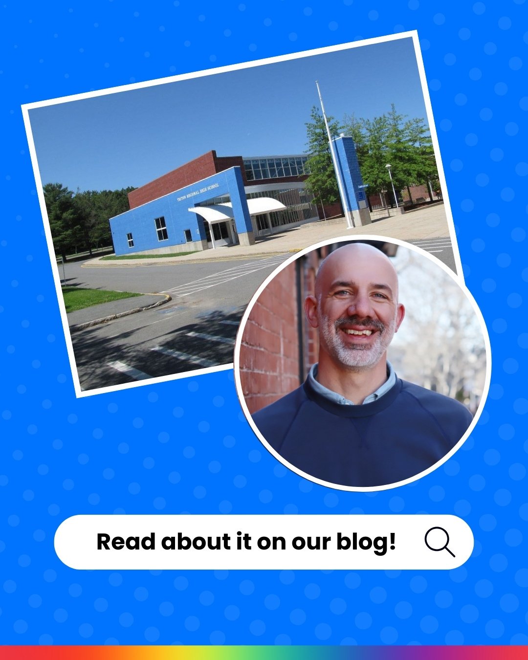 A circle inset displays a smiling portrait of Greg Kulowiec, an educational technology expert.