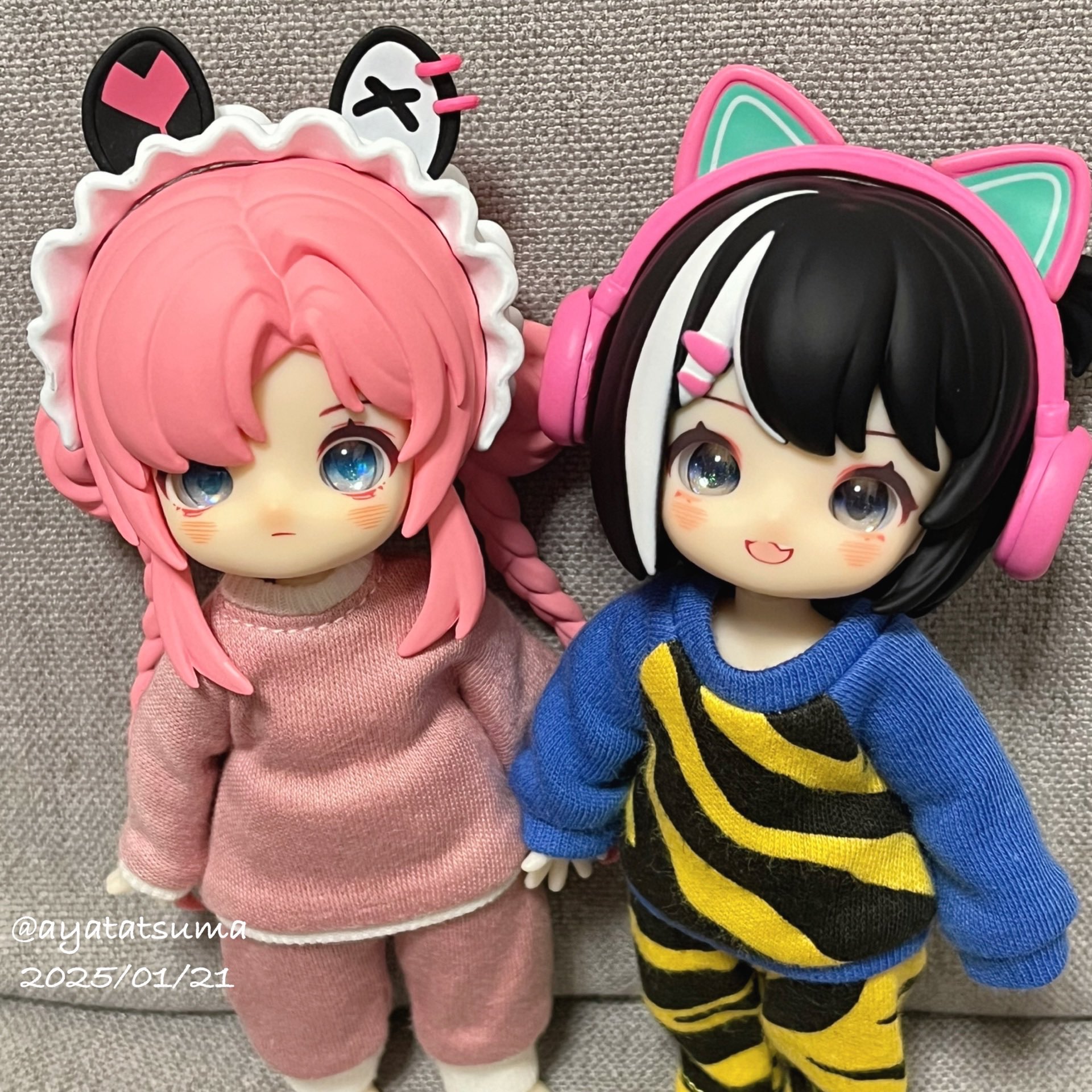 ブラインドドール NAGI留学シーズンより
画面左：云兎
画面右：鳶猫