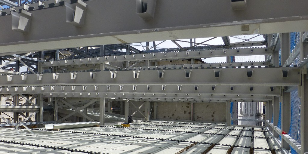 Floor structure for car park in Wiesbaden, Germany