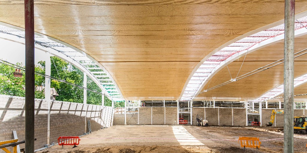 LVL was used for roof of Hurlingham Club, London