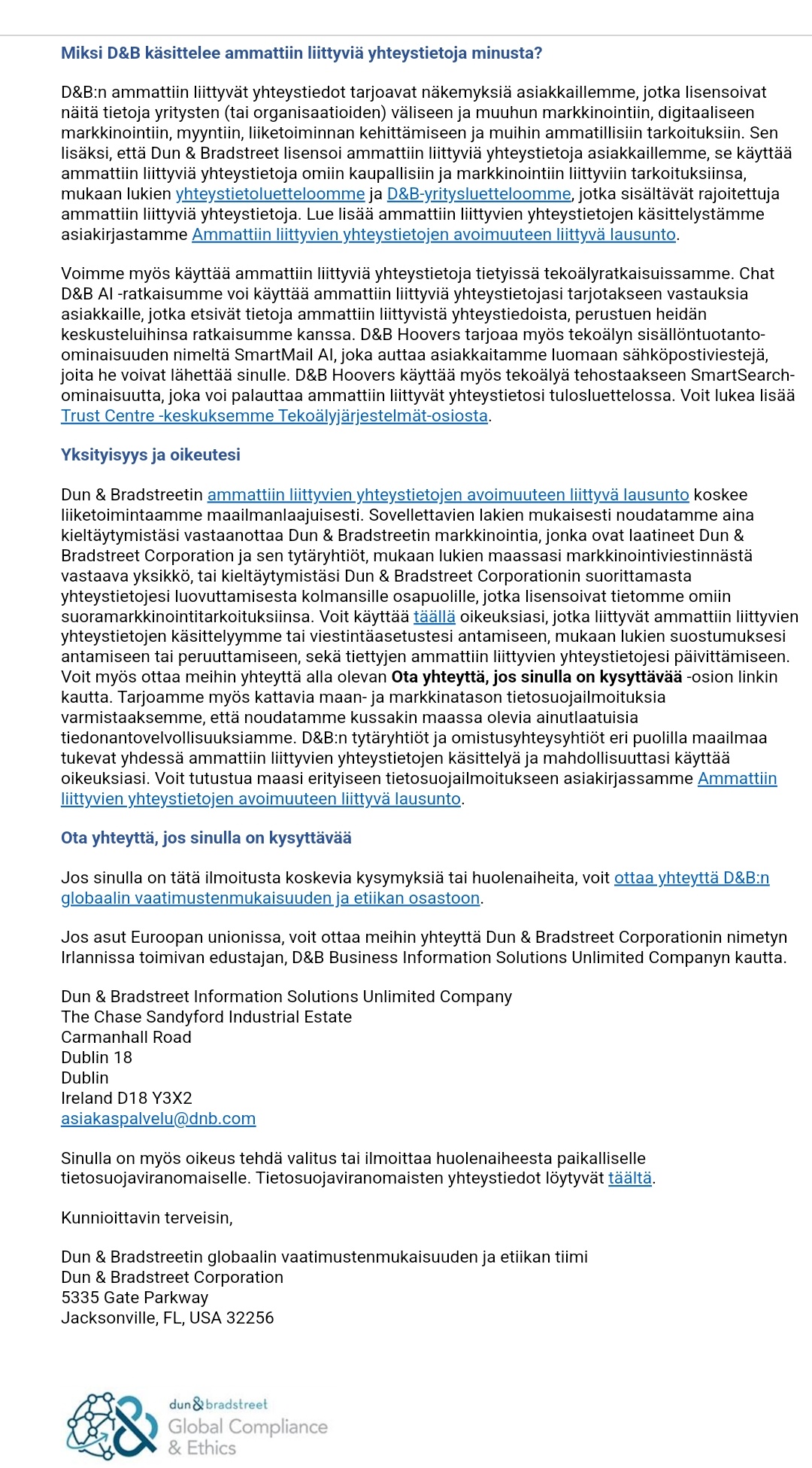 Kuvakaappaus loppuosasta