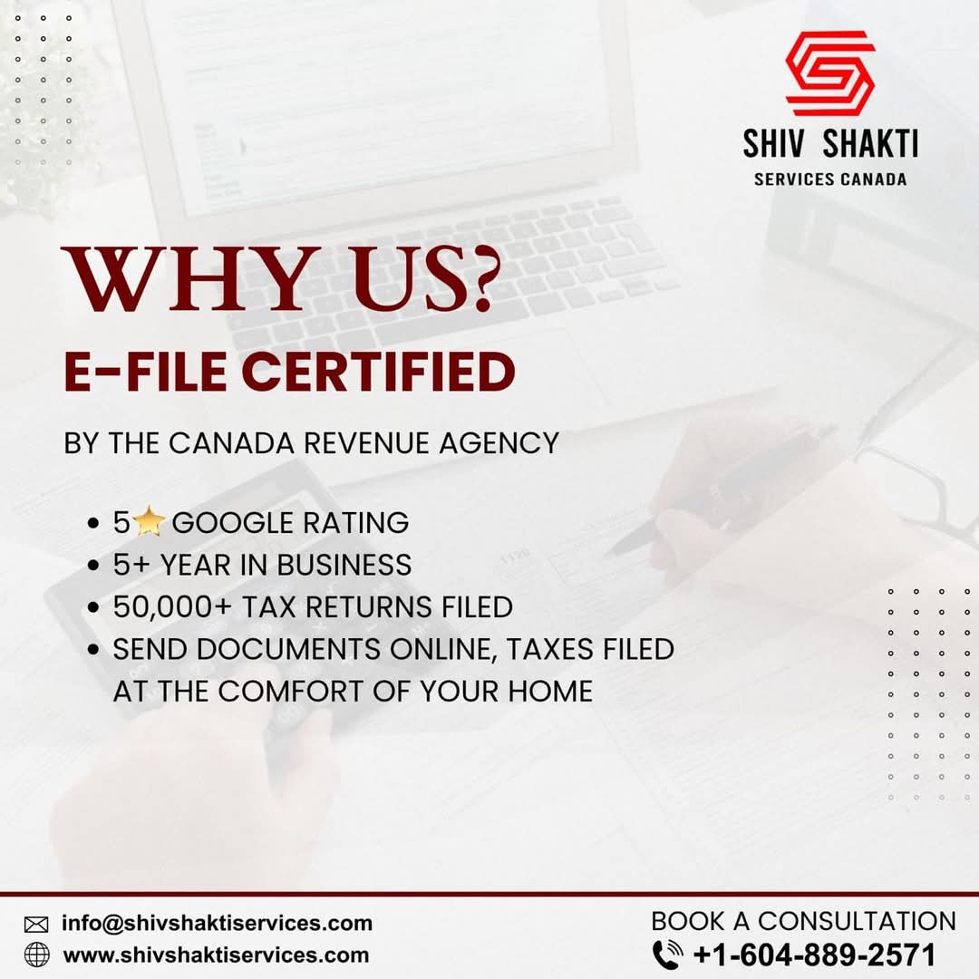 Tax Filing Services in Surrey BC Canada 