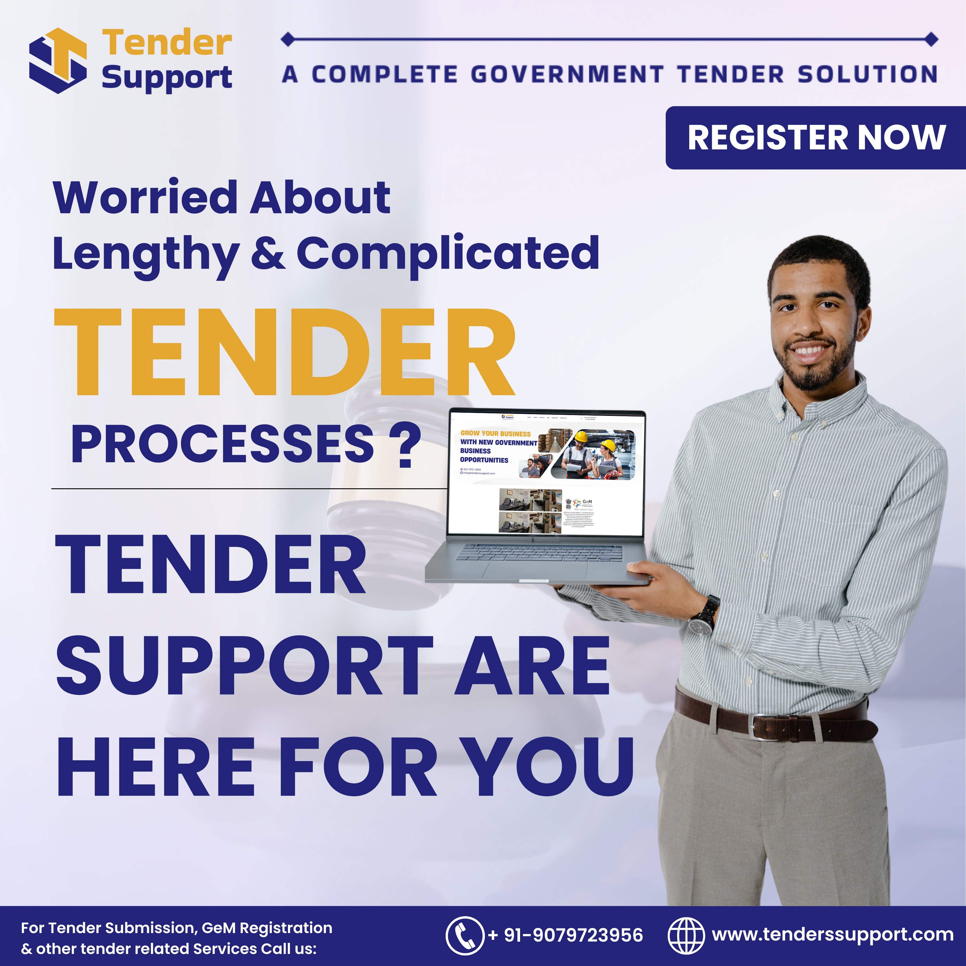 "🚨 Tired of Navigating Complex Tender Processes? 🚨
Say goodbye to tedious and time-consuming tender applications!
✨ At Tender Support, we understand the frustration and stress that comes with:
✅ Lengthy and complicated tender processes
✅ Multiple deadlines and requirements
✅ Uncertainty and lack of transparency
🤝 That's why we're here to help!
✅ Our team of experts will guide you through the entire tender process
✅ We'll help you navigate complex requirements and deadlines
✅ Our support will give you peace of mind and confidence in your tender applications
📈 Don't let complicated tender processes hold you back!
✅ Contact Tender Support today and let us help you simplify the tender process
✅ Focus on growing your business while we handle the complexities of tendering
#TenderSupport #TenderProcess #SimplifyTendering #TenderExperts #BusinessGrowth #TenderApplications #GovernmentContracts