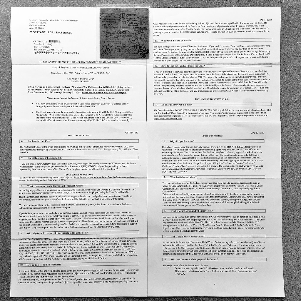 ...{41825} @LeisureCare #WORK℠ #BI #AD®•VANTAGE℠ 5 #USC553 to #SQUARE #PAGA #NTX @USAO_NDCA
@CIA
California #LABOR #CODE 2698 'shall be known & may be cited as Private Attorneys General Act of 2004 @USNavy #SO! #READ® #IT #VERBATIM @AmericaWorksNYS #NFT℠' @Philippine_Navy?...