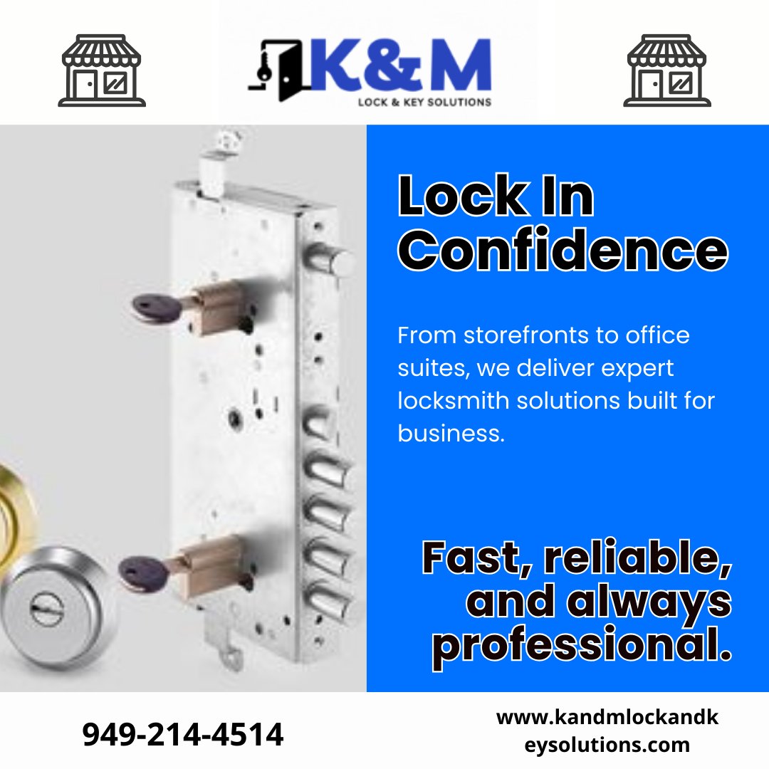 ☎ | 949-214-4514
🌐 | Visit https://kandmlockandkeysolutions.com/
Locksmith
Locksmith near me
Mobile Locksmith
Local locksmith
Car keys replacement
Lost car keys
Car keys Make
Locksmith near my area
Locksmith service
Auto keys replacement
