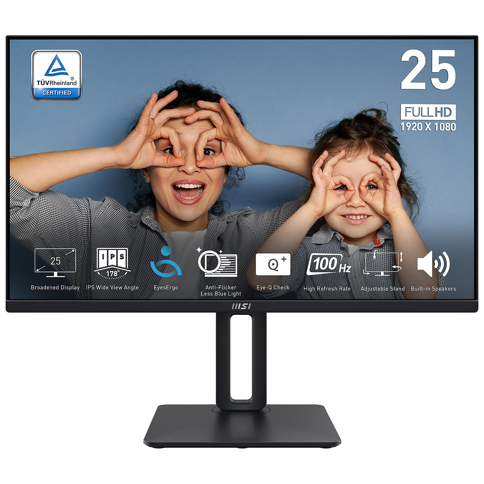 Écran MSI PRO MP251 24,5 pouces IPS 100 Hz