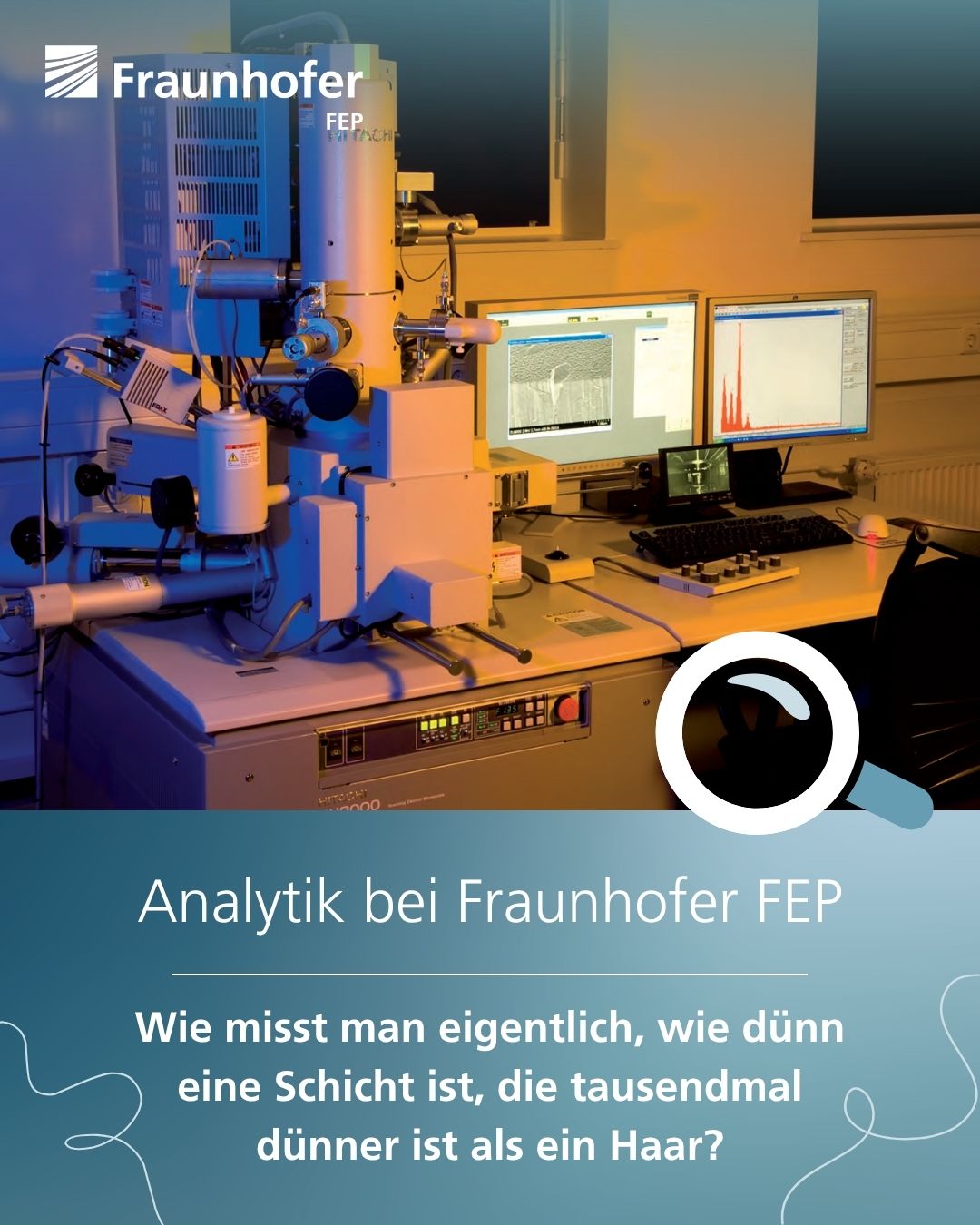 Analytik bei Fraunhofer FEP
